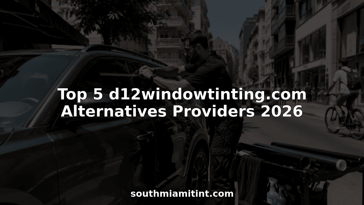 Top 5 d12windowtinting.com Alternatives Providers 2026