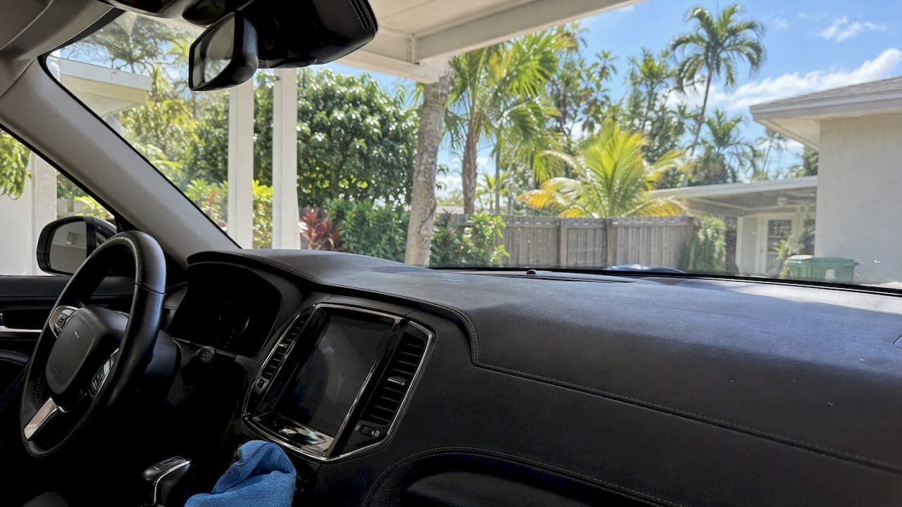 Miami Drivers: Clear Windshield Tint Blocks 99.9% UV to Save Leather Dash