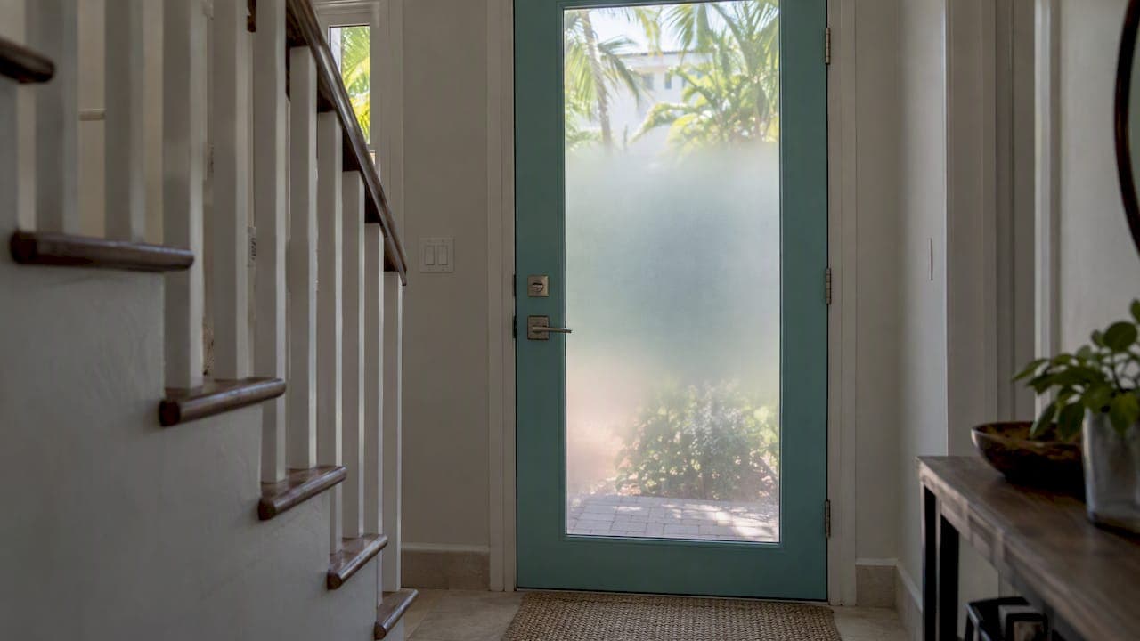 Front Door Glass Privacy: Film, Glass and Shade Options